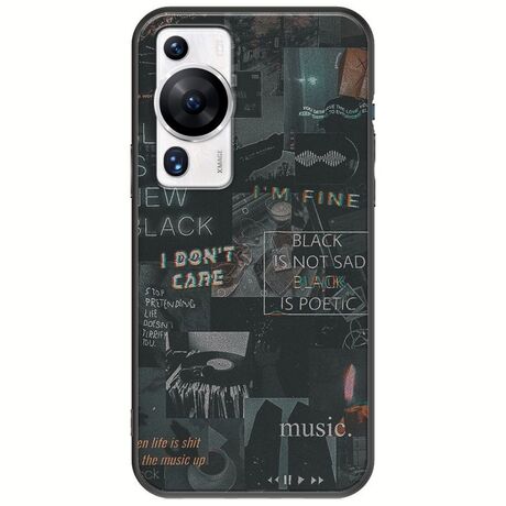 Aesthetic Black Huawei P60 Black TPU (Μαύρη Σιλικόνη)