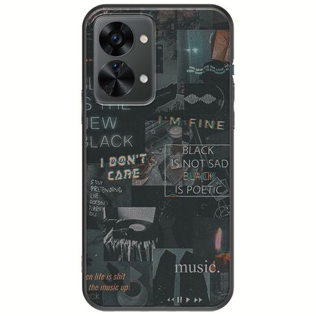 Aesthetic Black OnePlus Nord 2T 5G Black TPU (Μαύρη Σιλικόνη)
