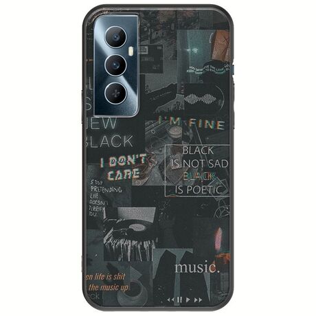 Aesthetic Black Realme C65 4G Black TPU (Μαύρη Σιλικόνη)