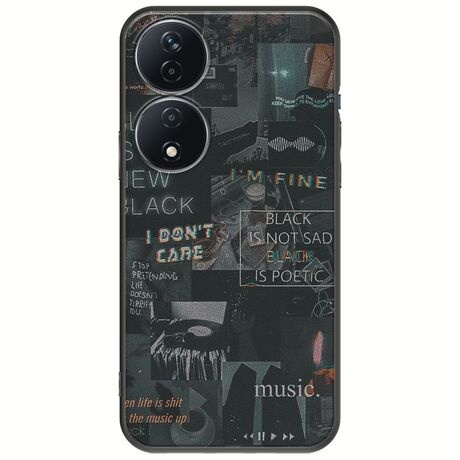 Aesthetic Black Honor X7b Black TPU (Μαύρη Σιλικόνη)