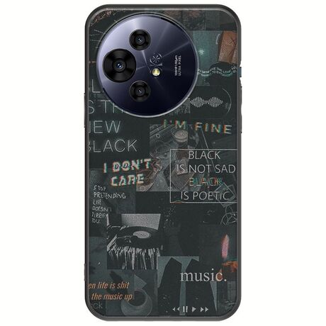 Aesthetic Black TCL 50 PRO NXTPAPER 5G Black TPU (Μαύρη Σιλικόνη)