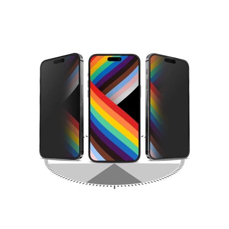 Tempered glass matte anti-spy για πλήρη κάλυψη iPhone Air