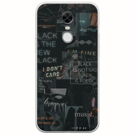 Aesthetic Black Xiaomi Redmi Note 4 / Note 4X Flexible TPU (Διάφανη Σιλικόνη)