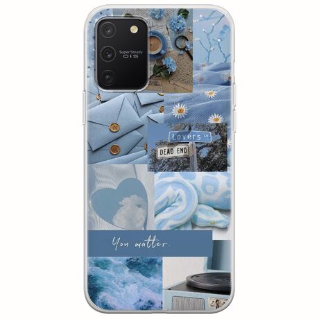 Aesthetic Blue Samsung Galaxy S10 Lite Flexible TPU (Διάφανη Σιλικόνη)