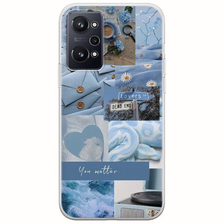 Aesthetic Blue Realme GT Neo 3T Flexible TPU (Διάφανη Σιλικόνη)