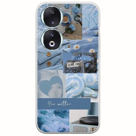 Aesthetic Blue Honor 90 5G Flexible TPU (Διάφανη Σιλικόνη)