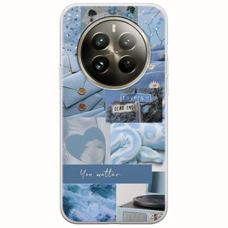Aesthetic Blue Realme 12 Pro Plus 5G Flexible TPU (Διάφανη Σιλικόνη)