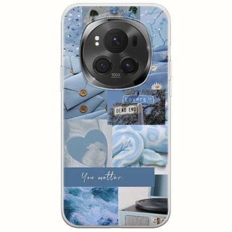Aesthetic Blue Honor Magic 6 Pro 5G Flexible TPU (Διάφανη Σιλικόνη)