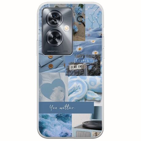Aesthetic Blue OnePlus Nord N30 SE 5G Flexible TPU (Διάφανη Σιλικόνη)