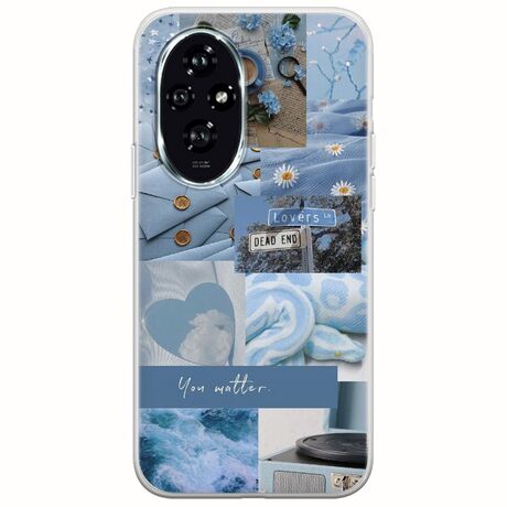 Aesthetic Blue Honor 200 5G Flexible TPU (Διάφανη Σιλικόνη)