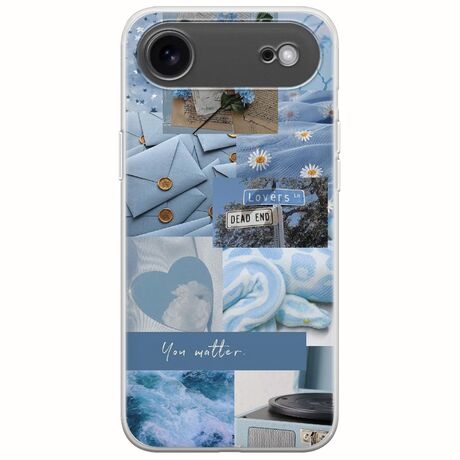 Aesthetic Blue iPhone Air Flexible TPU (Διάφανη Σιλικόνη)