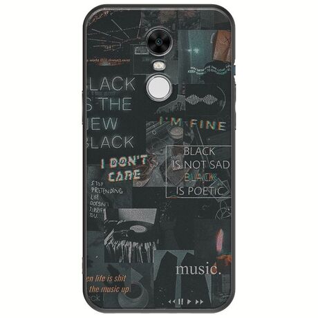 Aesthetic Black Xiaomi Redmi Note 4 / Note 4X Black TPU (Μαύρη Σιλικόνη)