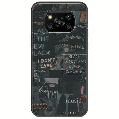 Aesthetic Black Xiaomi Poco X3 NFC / X3 Pro Black TPU (Μαύρη Σιλικόνη)