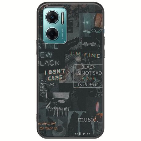 Aesthetic Black Xiaomi Redmi 10 5G Black TPU (Μαύρη Σιλικόνη)