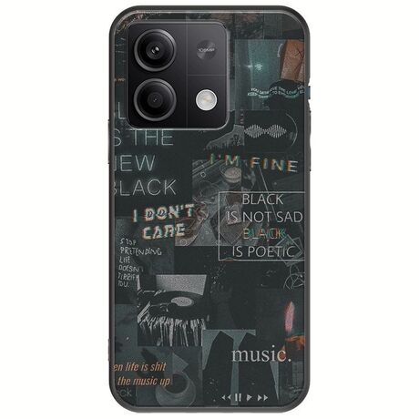 Aesthetic Black Xiaomi Redmi Note 13 Pro 5G Black TPU (Μαύρη Σιλικόνη)