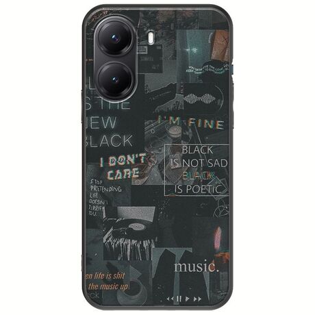Aesthetic Black Xiaomi Poco X7 Pro 5G Black TPU (Μαύρη Σιλικόνη)