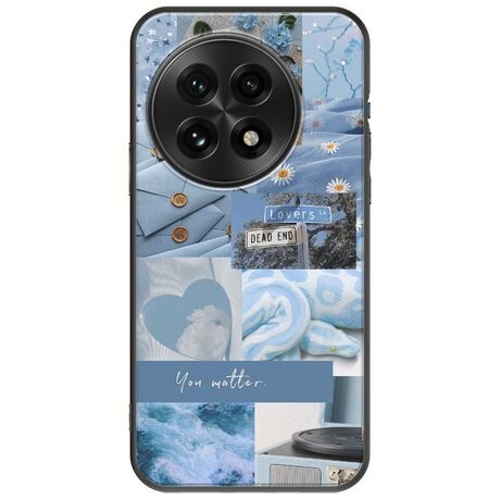Aesthetic Blue OnePlus 13 5G Black TPU (Μαύρη Σιλικόνη)