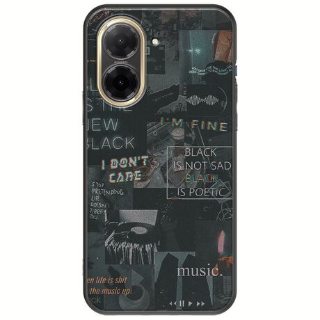 Aesthetic Black Xiaomi Redmi A5 4G Black TPU (Μαύρη Σιλικόνη)