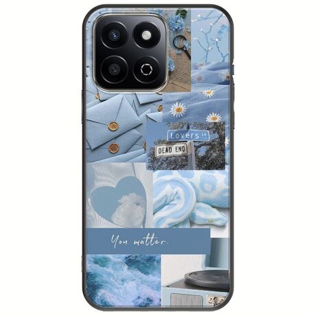 Aesthetic Blue Honor 200 Smart 5G Black TPU (Μαύρη Σιλικόνη)