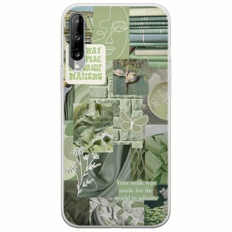 Aesthetic Green Samsung Galaxy A30s Flexible TPU (Διάφανη Σιλικόνη)