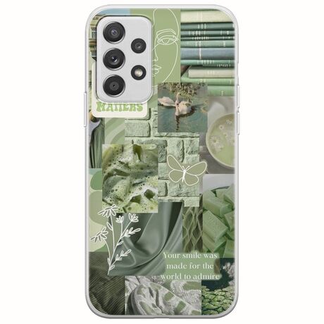 Aesthetic Green Samsung Galaxy A32 5G Flexible TPU (Διάφανη Σιλικόνη)