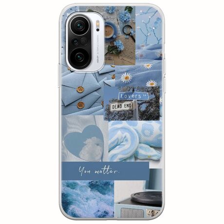 Aesthetic Blue Xiaomi Mi11i Flexible TPU (Διάφανη Σιλικόνη)