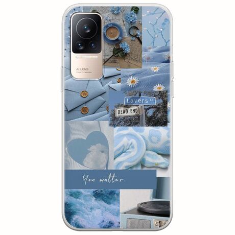 Aesthetic Blue Xiaomi Civi Flexible TPU (Διάφανη Σιλικόνη)