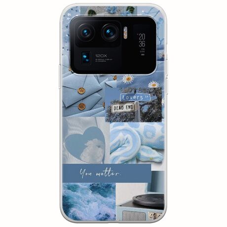 Aesthetic Blue Xiaomi Mi 11 Ultra Flexible TPU (Διάφανη Σιλικόνη)
