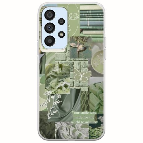 Aesthetic Green Samsung Galaxy A53 5G Flexible TPU (Διάφανη Σιλικόνη)