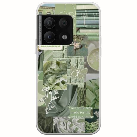 Aesthetic Green OnePlus 10 Pro Flexible TPU (Διάφανη Σιλικόνη)