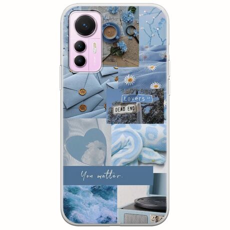 Aesthetic Blue Xiaomi 12 Lite 5G Flexible TPU (Διάφανη Σιλικόνη)