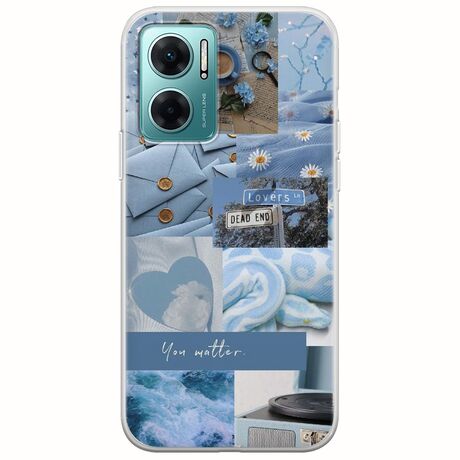 Aesthetic Blue Xiaomi Redmi 10 5G Flexible TPU (Διάφανη Σιλικόνη)