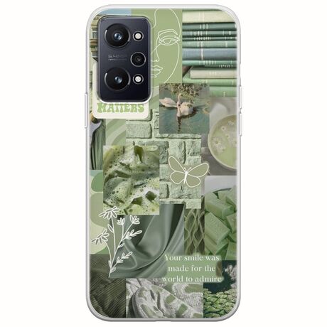 Aesthetic Green Realme GT Neo 3T Flexible TPU (Διάφανη Σιλικόνη)