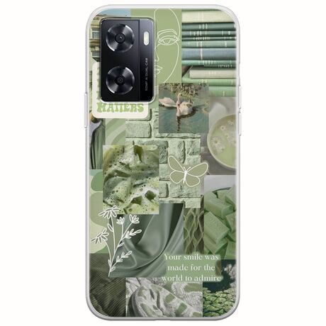 Aesthetic Green OnePlus Nord N20 SE Flexible TPU (Διάφανη Σιλικόνη)