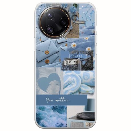 Aesthetic Blue Xiaomi Poco F7 Ultra 5G Flexible TPU (Διάφανη Σιλικόνη)