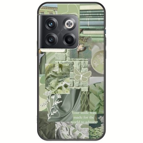 Aesthetic Green OnePlus 10T 5G Black TPU (Μαύρη Σιλικόνη)