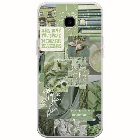 Aesthetic Green Samsung Galaxy J4 Plus Flexible TPU (Διάφανη Σιλικόνη)