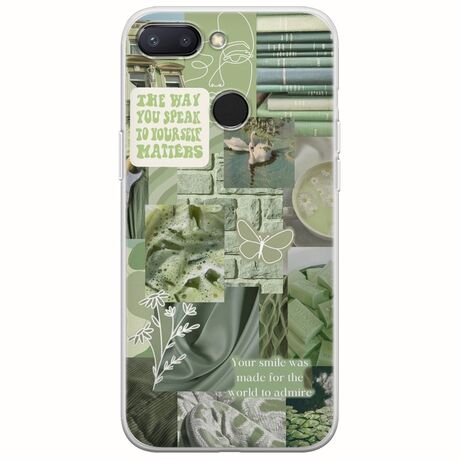 Aesthetic Green Xiaomi Redmi 6 Flexible TPU (Διάφανη Σιλικόνη)