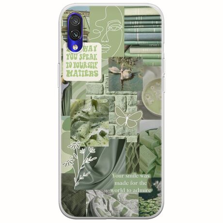 Aesthetic Green Xiaomi Redmi 7 Flexible TPU (Διάφανη Σιλικόνη)