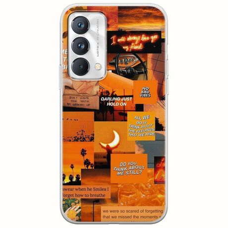 Aesthetic Orange Realme GT Master Edition Flexible TPU (Διάφανη Σιλικόνη)
