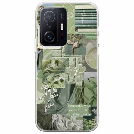 Aesthetic Green Xiaomi 11T / 11T Pro Flexible TPU (Διάφανη Σιλικόνη)