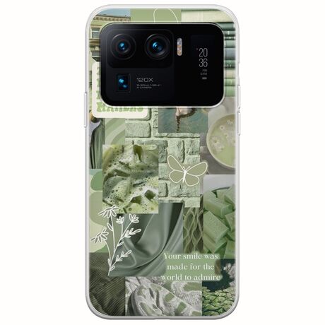 Aesthetic Green Xiaomi Mi 11 Ultra Flexible TPU (Διάφανη Σιλικόνη)