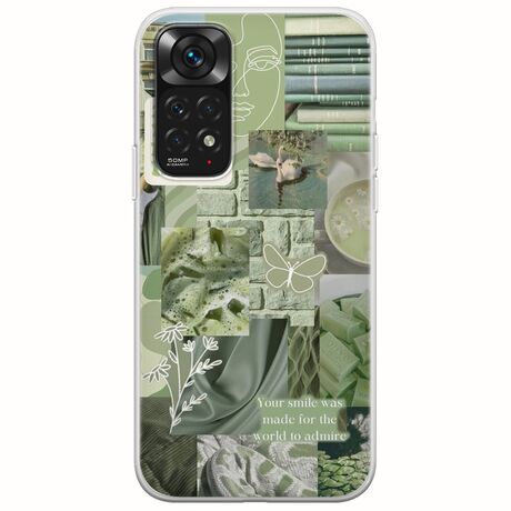 Aesthetic Green Xiaomi Redmi Note 11 / 11s Flexible TPU (Διάφανη Σιλικόνη)