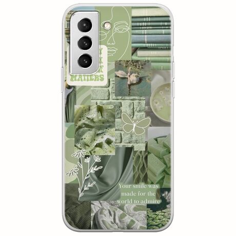 Aesthetic Green Samsung Galaxy S22 Plus Flexible TPU (Διάφανη Σιλικόνη)
