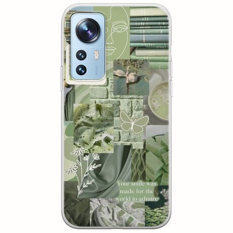 Aesthetic Green Xiaomi 12 / 12X Flexible TPU (Διάφανη Σιλικόνη)