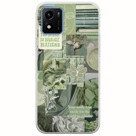 Aesthetic Green Vivo Y01 Flexible TPU (Διάφανη Σιλικόνη)