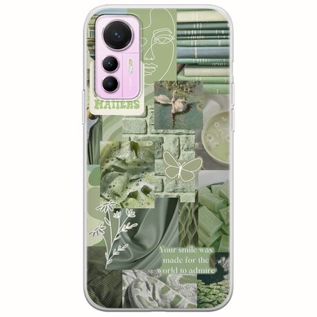 Aesthetic Green Xiaomi 12 Lite 5G Flexible TPU (Διάφανη Σιλικόνη)