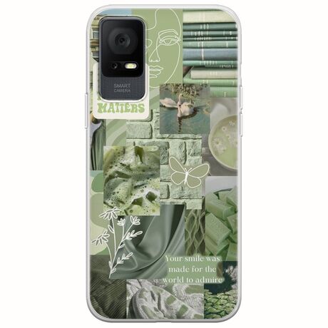 Aesthetic Green TCL 405 Flexible TPU (Διάφανη Σιλικόνη)