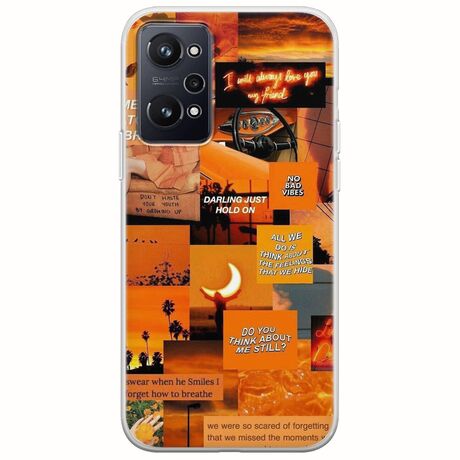 Aesthetic Orange Realme GT Neo 3T Flexible TPU (Διάφανη Σιλικόνη)