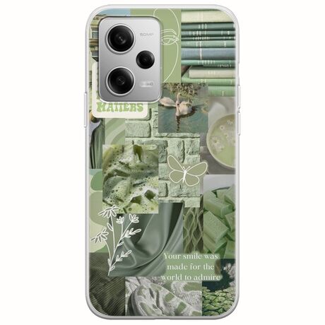 Aesthetic Green Xiaomi Redmi Note 12 Pro Plus 5G Flexible TPU (Διάφανη Σιλικόνη)